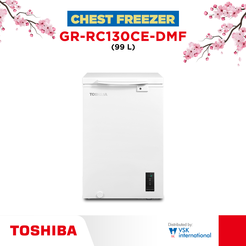 Toshiba Chest Freezer (GR-RC130CE-DMF)