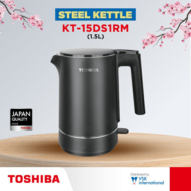 Toshiba Electric Kettle (KT-15DS1RM)